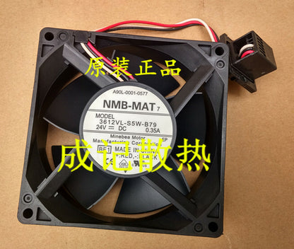 1pcs NMB 3612VL-S5W-B79 24V 0.35A for FANUC method Fan