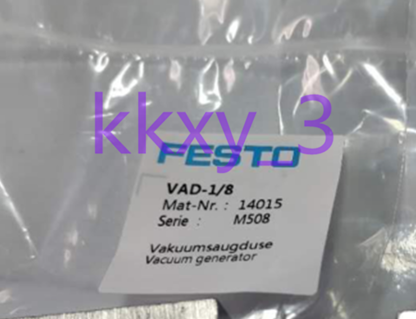 FESTO VAD-1/8 14015 Vacuum Ejector - FESTO