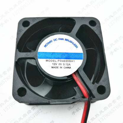 FAN-COOLING FD4020BH1 4020 DC12V 0.12A 4CM 2-wire silent cooling fan