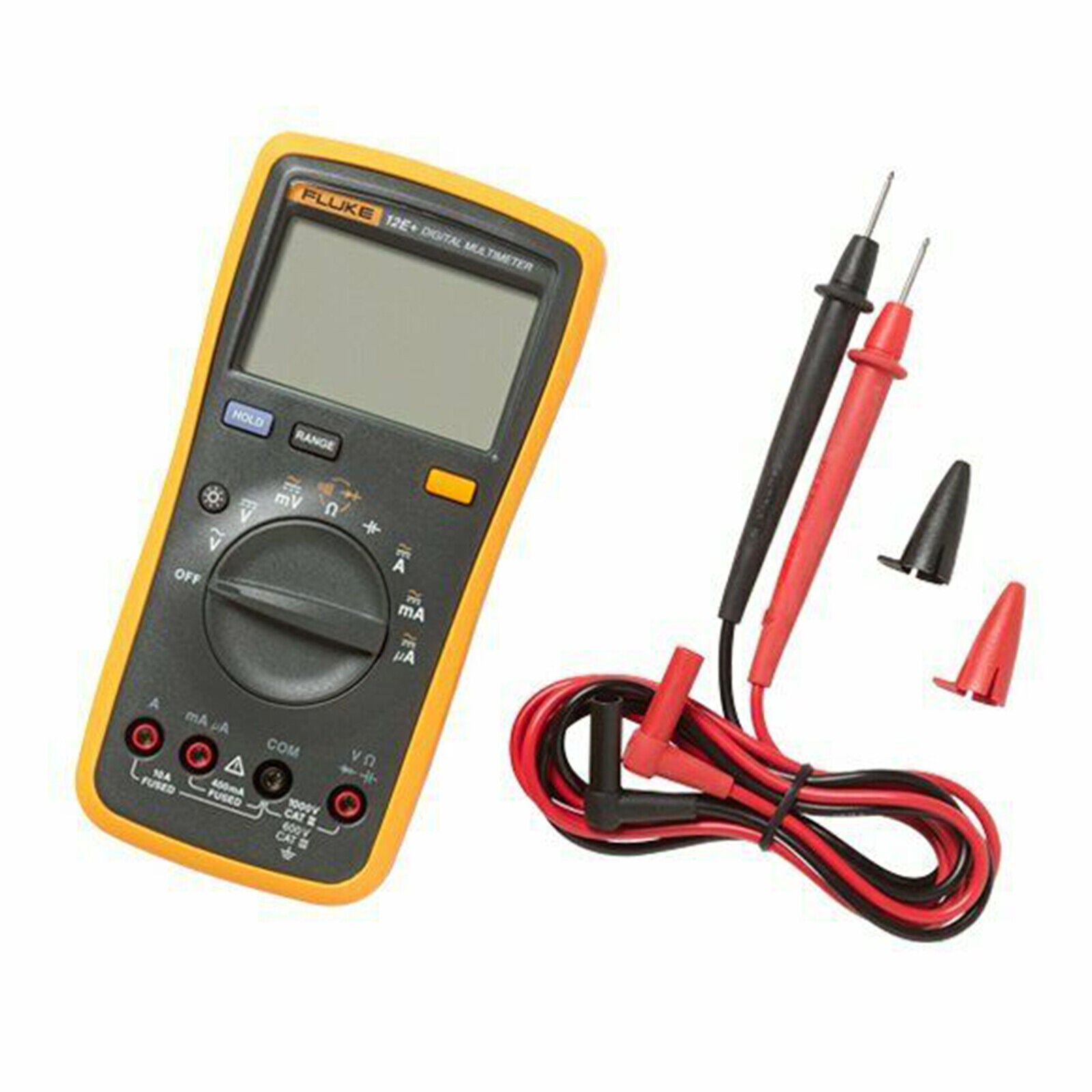 new FLUKE 12E+ Digital Multimeter AC DC Diode R C Voltage Current Ohm Capacitan