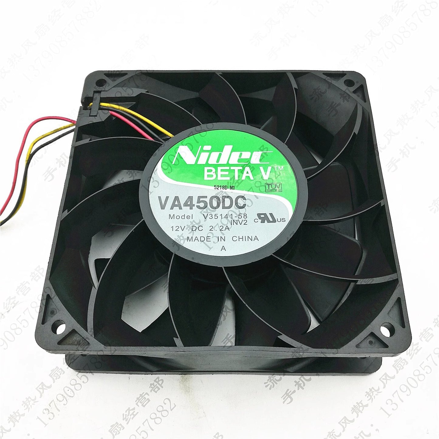 Nidec V35141-58 12038 DC12V 2.2A 12CM 3-Wire Cooling Fan
