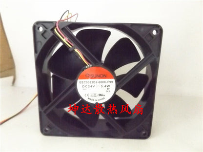 1pcs  SUNON EEC0382B-000C-F99 24V 5.4W 12cm 3-wire cooling fan