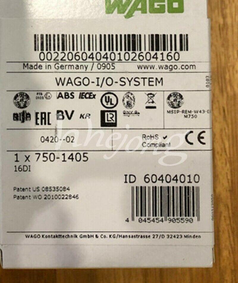 new 1PCS  WAGO PLC module 750-1405 WAGO