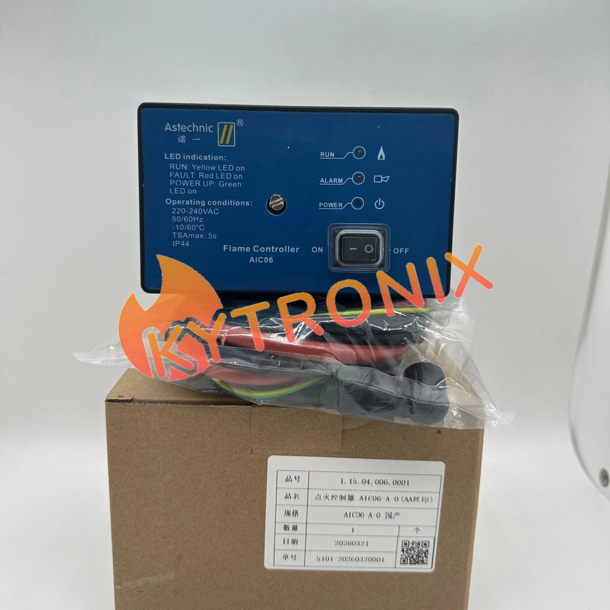 1pcs Astechnic Automatic Igniter AIC06-A-0 Manual Reset Start.