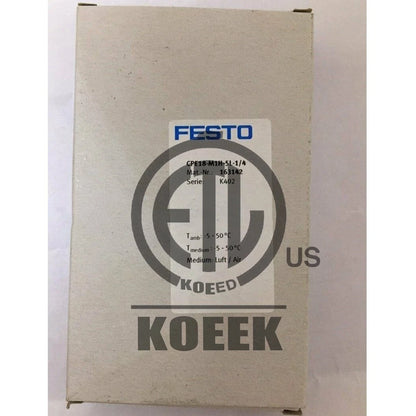 1PC FESTO CPE18-M1H-5L-1/4 163142 Solenoid Valve CPE18M1H5L14