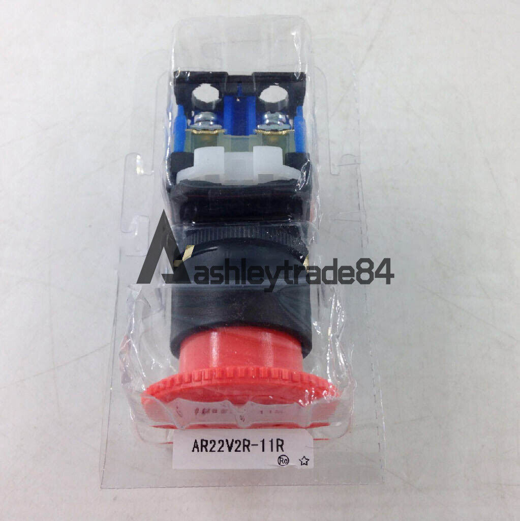 new 1PCS  FUJI AR22V2R-11R Emergency Stop Button Switch