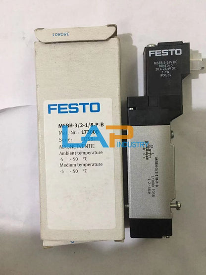 FESTO MEBH-3/2-1/8-P-B 173000 Solenoid Valve - 1PCS New - FESTO