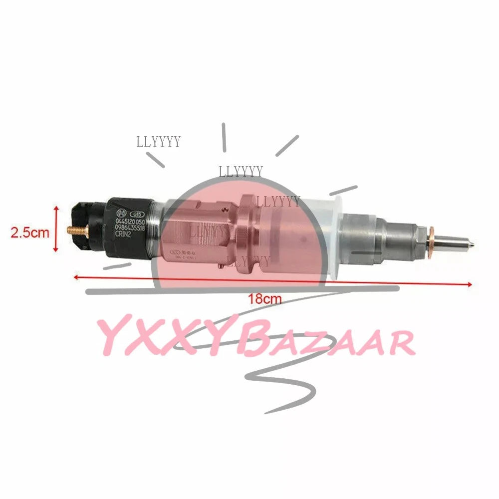 1x Fuel Injector Fits For 2007-2012 Dodge Ram 2500 3500 6.7L Diesel 0445120050 ~