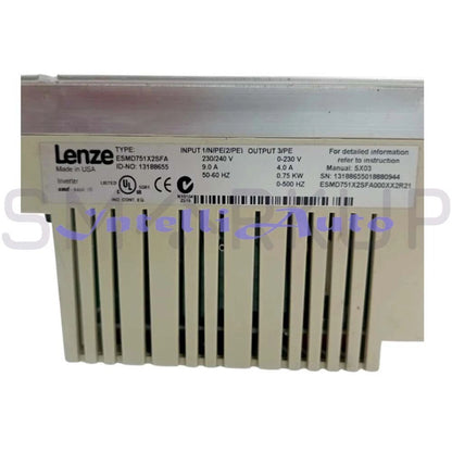 Tested LENZE ESMD751X2SFA Frequency Converter
