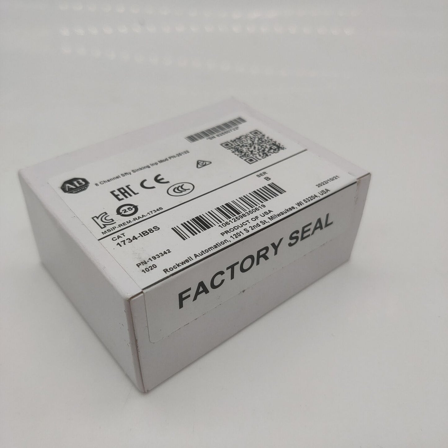 AB 1734-IB8S 8-Ch Input Module 2023 - AB