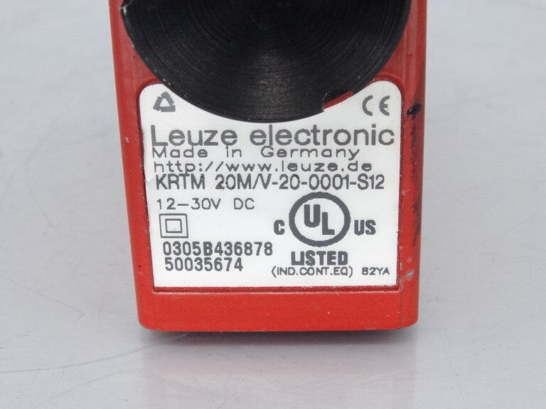 LEUZE KRTM 20M/V-20-0001-S12 SENSOR LEUZE