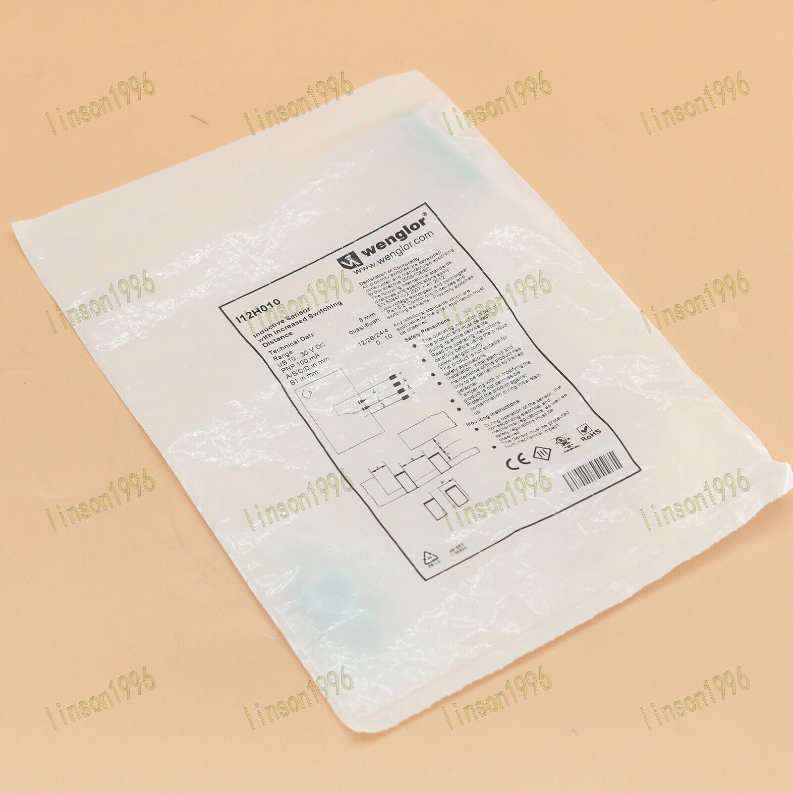 Wenglor I12H010 Sensor - Fast 1PC Unit - WENGLOR