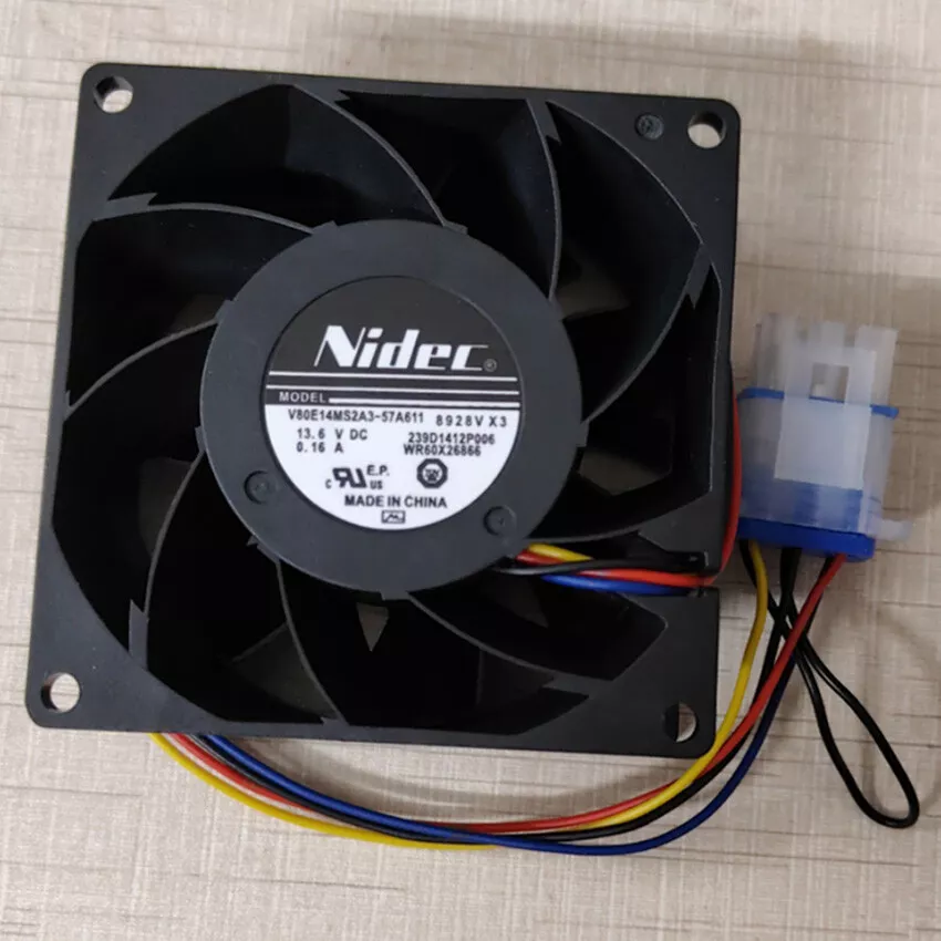 new 1PC Nidec V80E14MS2A3-57A611 Cooling Fan DC13.6V 0.16A 4Pin