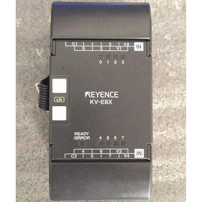 used ONE KEYENCE PLC KV-E8X PLC programmable controller - ONE KEYENCE PLC