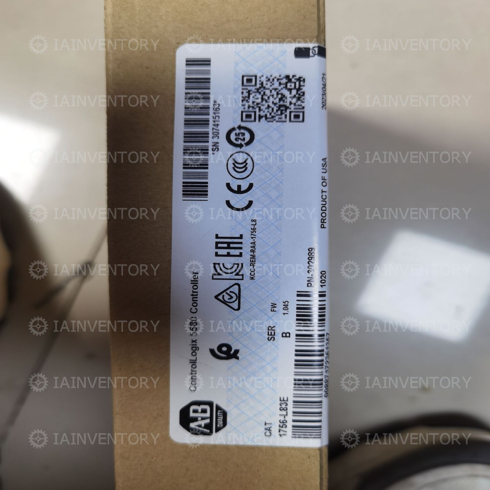 Allen Bradley 1756-L83E Fast Ship 1-Year - ALLEN BRADLEY