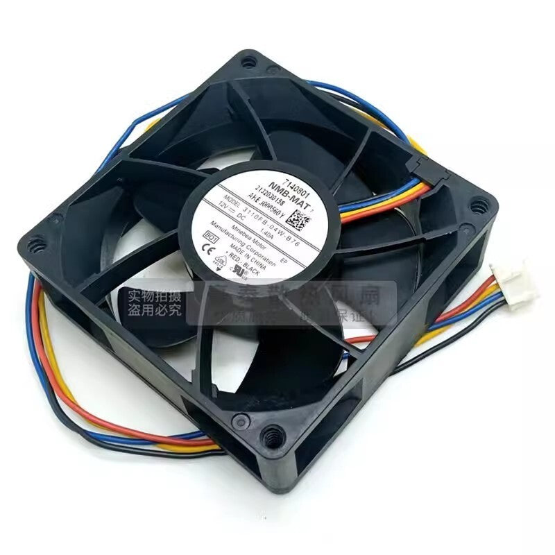 NMB 3110FB-04W-B76 8025 DC12V 1.40A 4-Pin PWM Dual Ball Cooling Fan