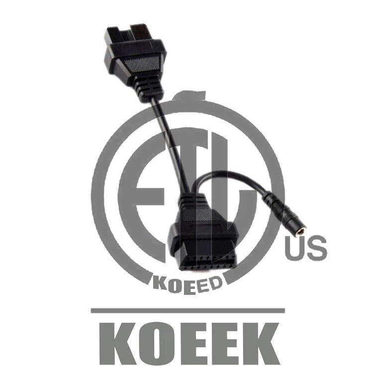 1pc For 12 Pin OBD1 to 16 Pin OBD2 Convertor Cable Diagnostic Scanner