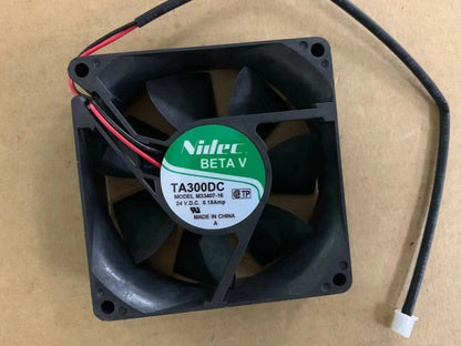 new Nidec TA300DC M33407-16 80*80*25mm DC 24V 0.18A 2-Lines Inverter Cooling Fan