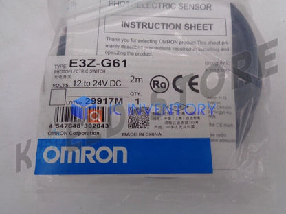 1PCS Omron Photoelectric Switch E3Z-G61 12 to 24V DC 2m