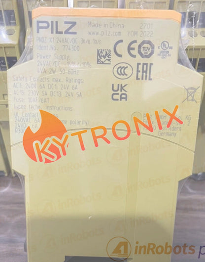1pcs PILZ 774300 PNOZ X1 24VAC/DC 3n/o 1n/c