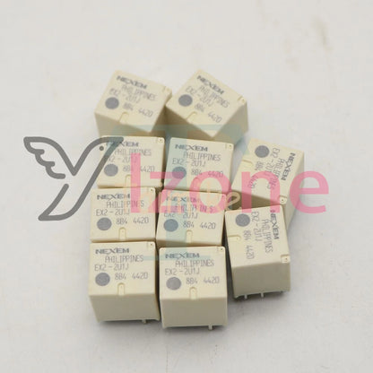 10Pcs NEC EX2-2U1J Automotive Relay 10 Pins 12VDC fix