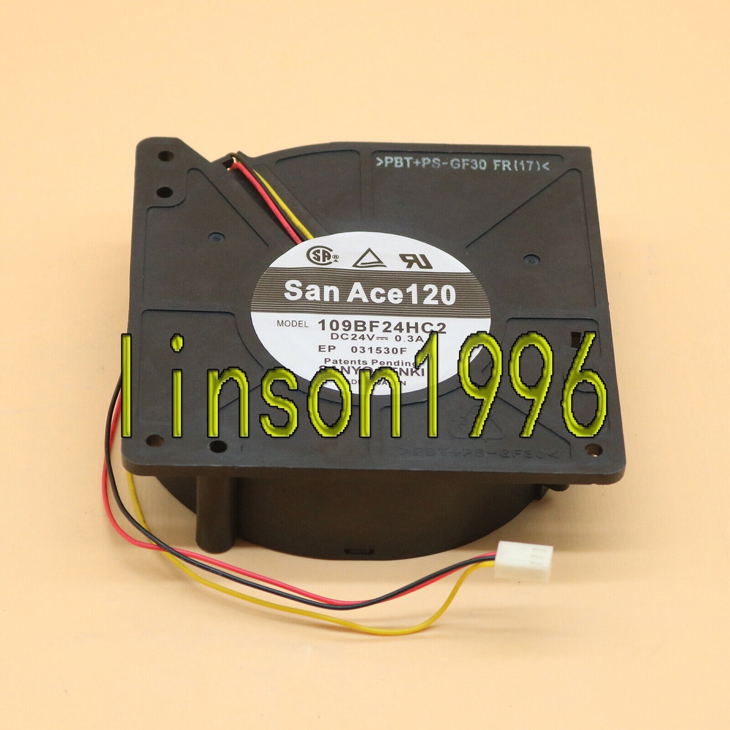 New Sanyo 109BF24HC2 SanAce 24V Cooling Fan 0.3A - SANYO