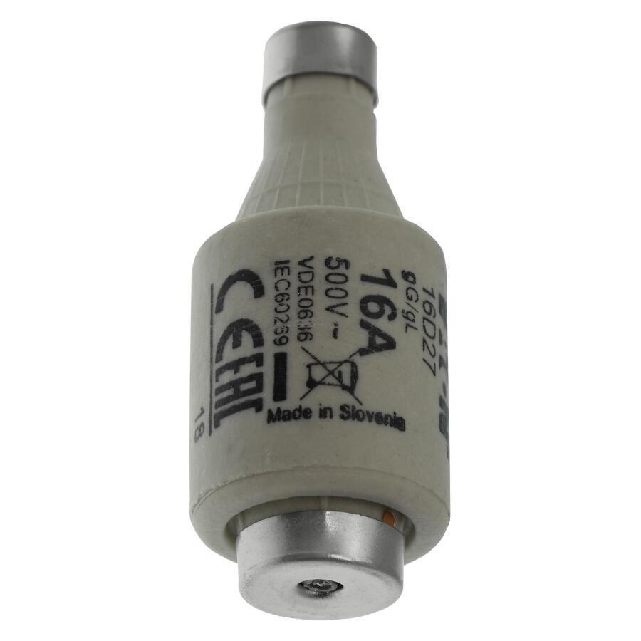 new Bussmann 16D27 Low Voltage D Fuse  500V, 16A Class C gL/gG Time delay