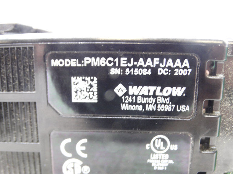 WATLOW Process Controller PM6C1EJ - WATLOW