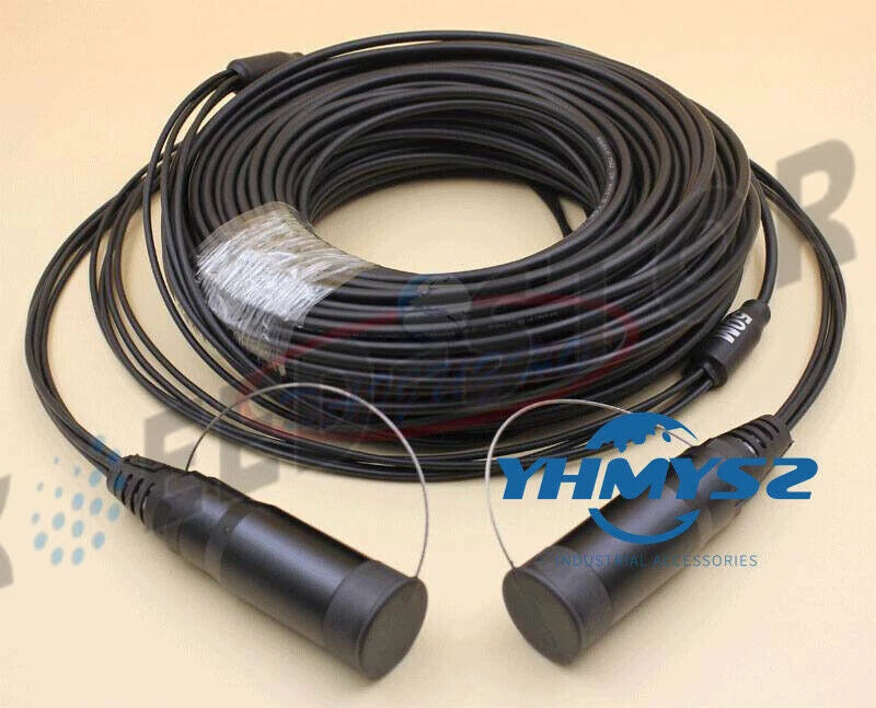 Outdoor LC MM Fiber Optic Patch Cord Waterproof 4 cores Armored TPU Cable