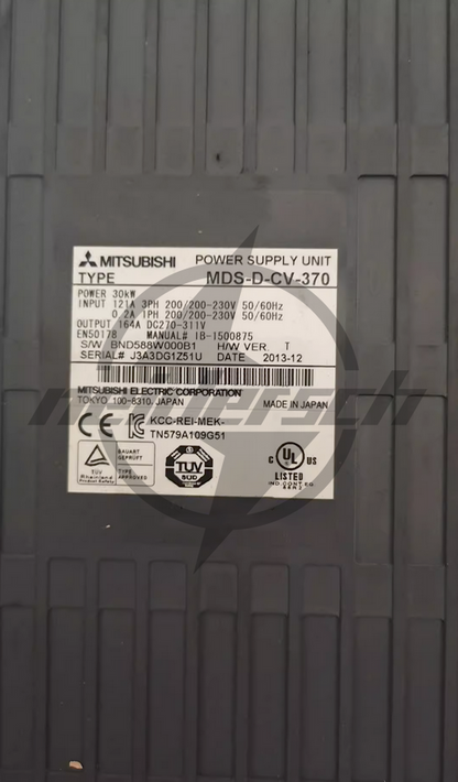 used ONE MITSUBISHI MDSDCV370 MDS-D-CV-370 servo drive - MITSUBISHI