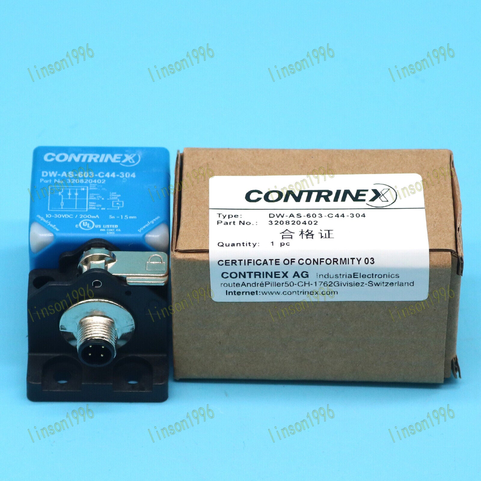 CONTRINEX DW-AS-603-C44-304 Proximity Switch in Box - CONTRINEX