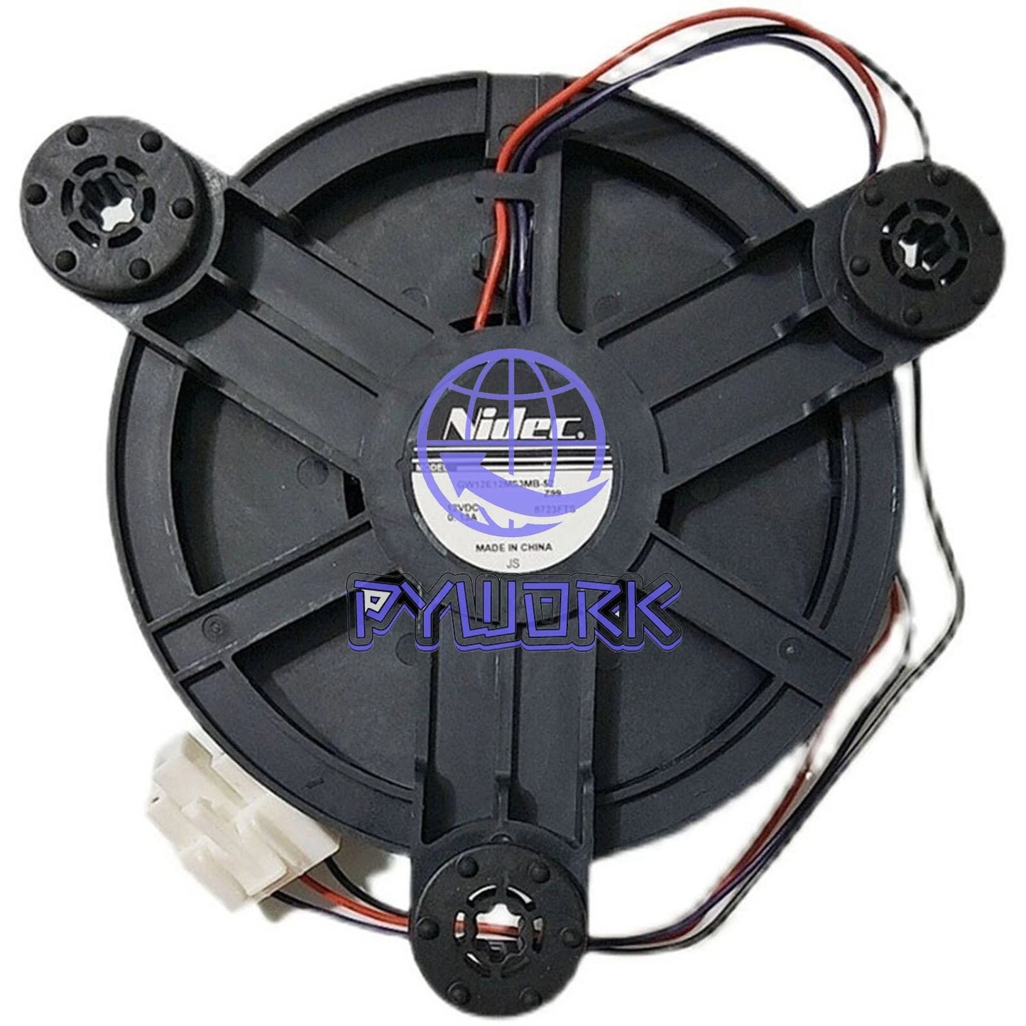 1Pcs Refrigerator Fan for Midea Refrigerator Fan GW12E12MS3MB-52 12VDC 0.13A