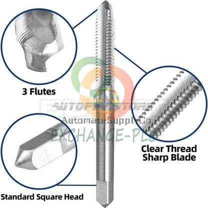 No 8-36 UNF Tap and Die Set Right Hand, 8 x 36 UNF Thread Tap and Round Die