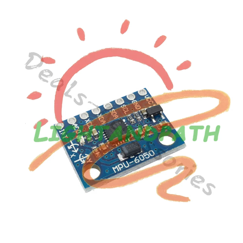 1PCS GY-521 MPU6050 module three-dimensional accelerometer electronic gyroscope