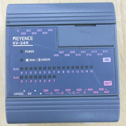 Used Keyence PLC KV-24R Module Controller - KEYENCE