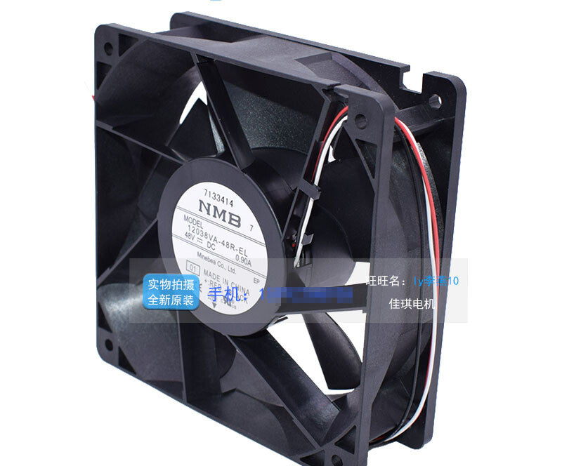 1pcs  NMB 12038VA-48R-EL 48V 0.90A inverter cooling fan
