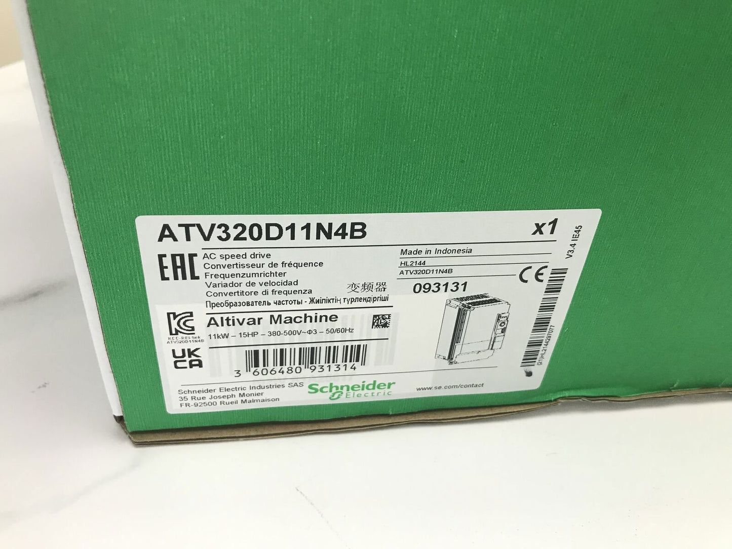 new 1PC Schneider ATV320D11N4B 11Kw Inverter ping - SCHNEIDER ELECTRIC