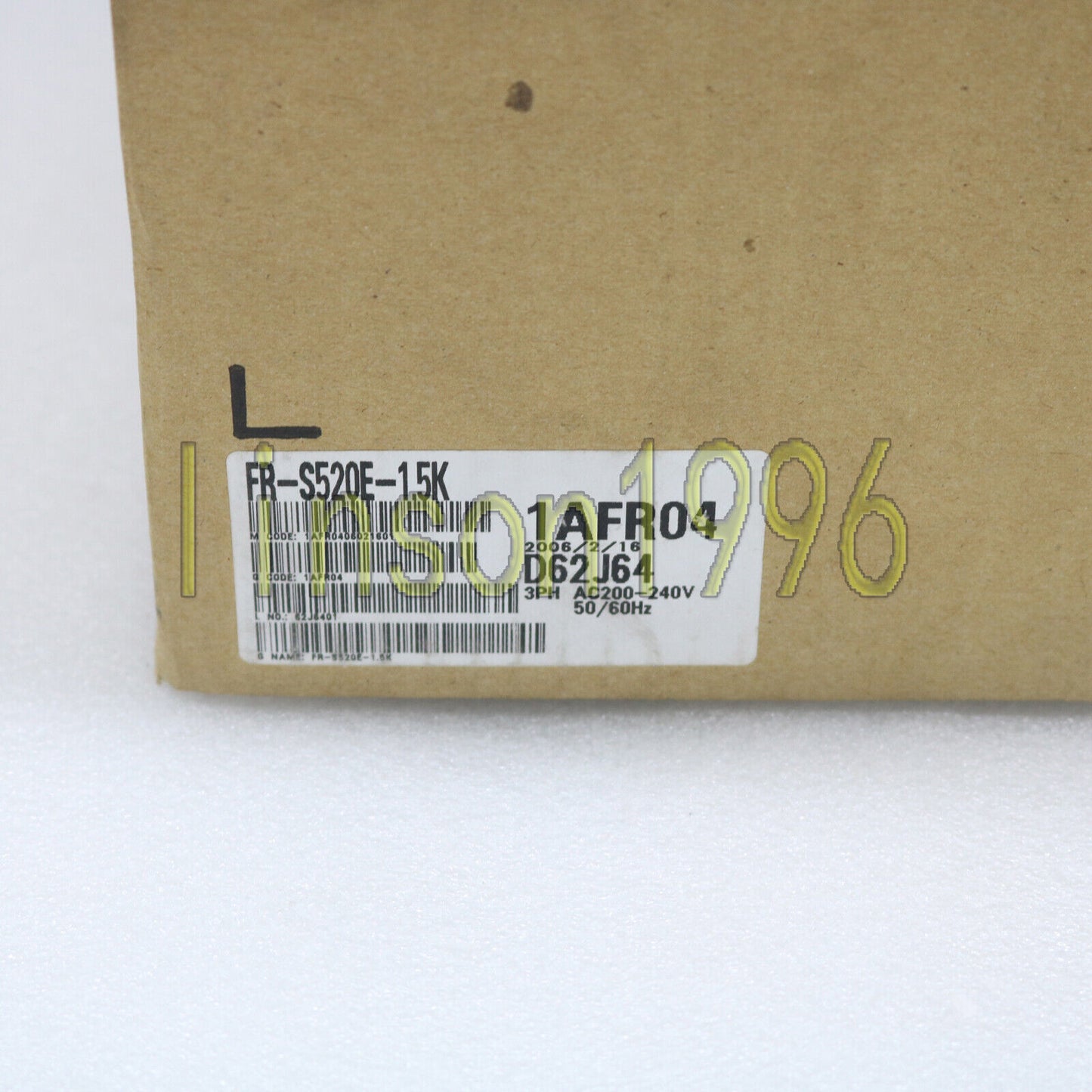 New ONE Mitsubishi inverter FR-S520E-1.5K FRS520E1.5K One Year - MITSUBISHI ELECTRIC