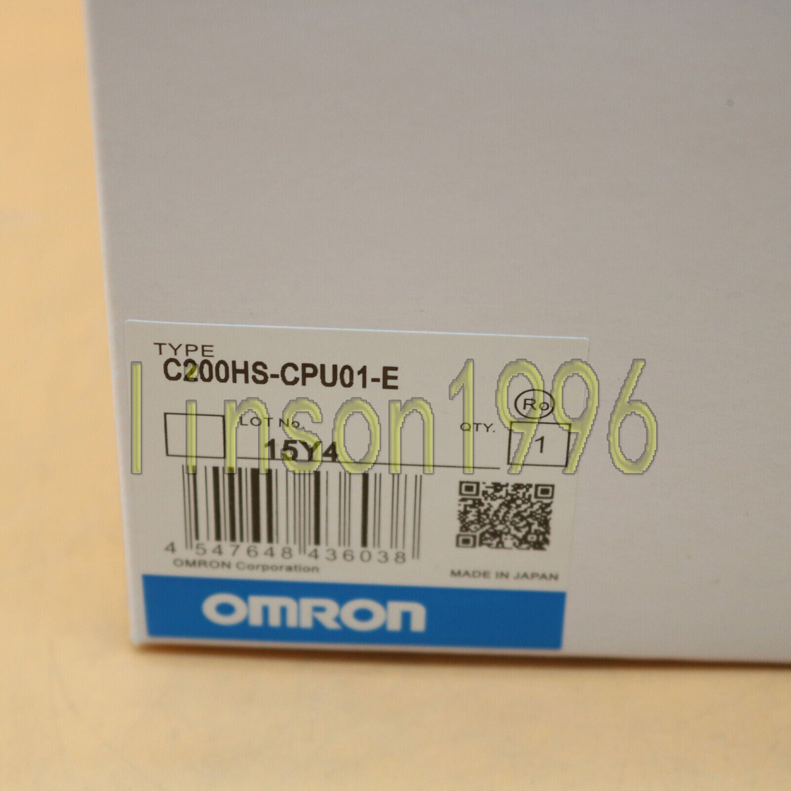 Omron C200HS-CPU01-E 1-Year Warranty Sensor - OMRON