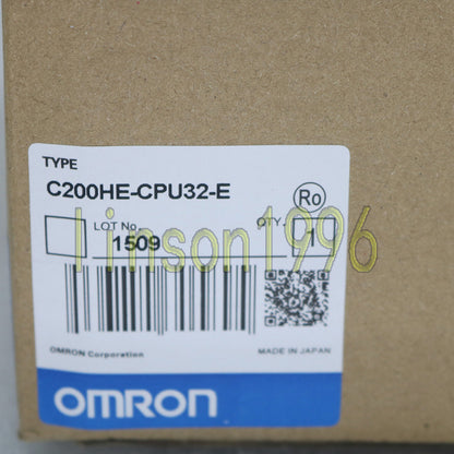 New ONE Omron C200HE CPU32 E programmable logic controller with IEC 61131-3 support - OMRON