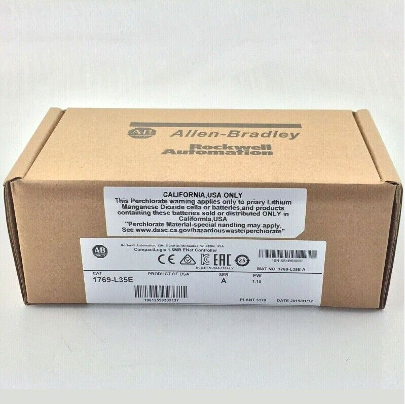 CompactLogix 1.5 MB ENet Controller 1769-L35E SER B - COMPACTLOGIX
