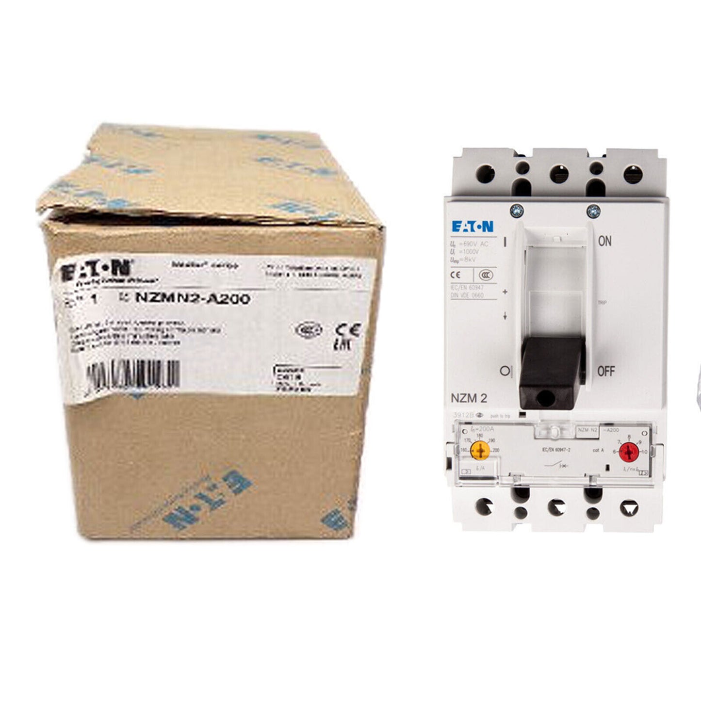 Eaton Moeller Circuit Breaker NZMN2-A200 | High-Performance Circuit Protection | EMT Series | 200A rated | For industrial and commercial use | Easy installation | Long-lasting performance - EATON MOELLER