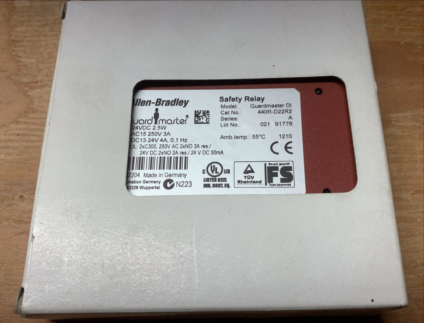 Allen Bradley 440R-D22R2 Guardmaster Dual Input Safety Relay 24v-dc - KOEED