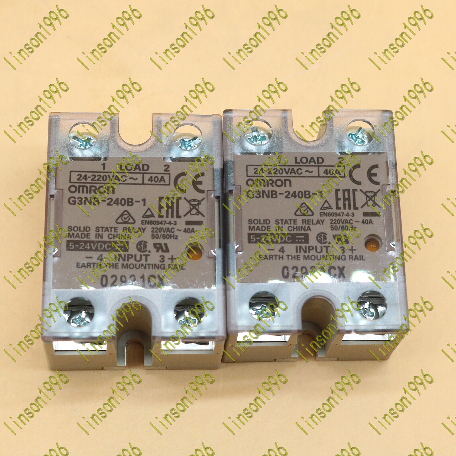 Omron G3NB-240B-1 Relay Radiator DC24V 40A Fast Delivery - OMRON