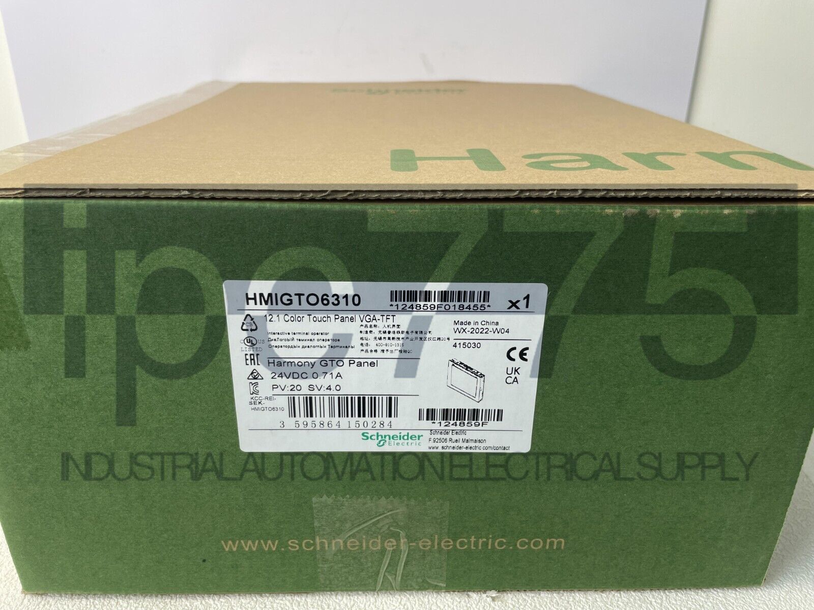 1-Piece Schneider HMIGTO6310 Touchscreen with Box for Mobile - SCHNEIDER