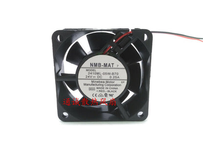 new NMB-mat7 2410ML-05W-B70 24V 0.25A 6 cm inverter cooling fan - NMB-MAT7