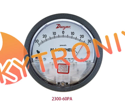 1pcs Dwyer differential pressure gauge MAGNEHELIC 2300-60pa