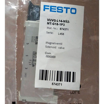 FESTO Solenoid Valve VUVG-L14-M52-MT-G18-1P3 - FESTO