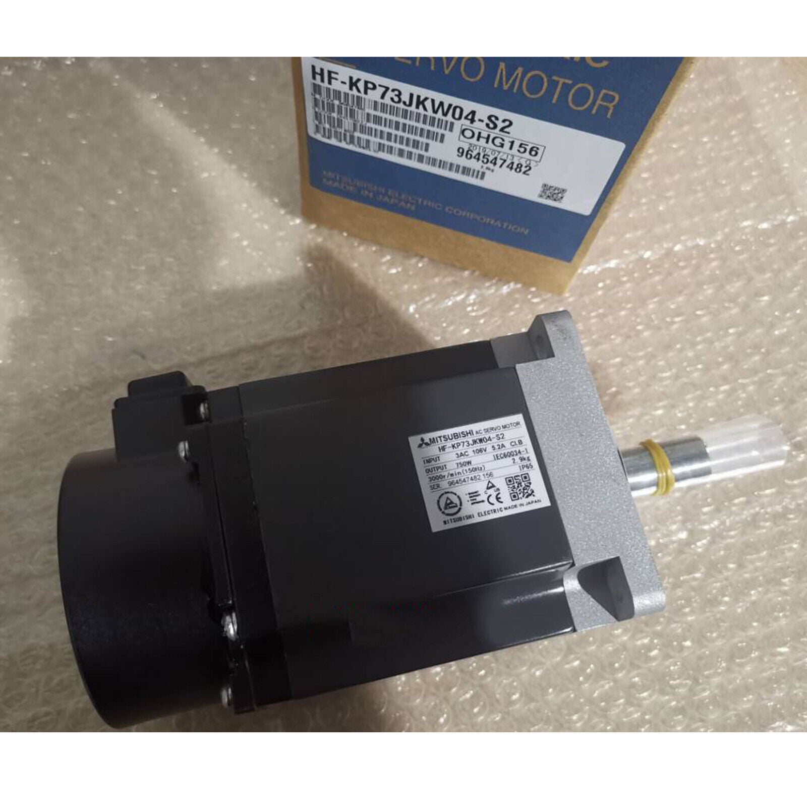 Mitsubishi HF-KP73JKW04-S2 Servo Motor 1 Year - MITSUBISHI