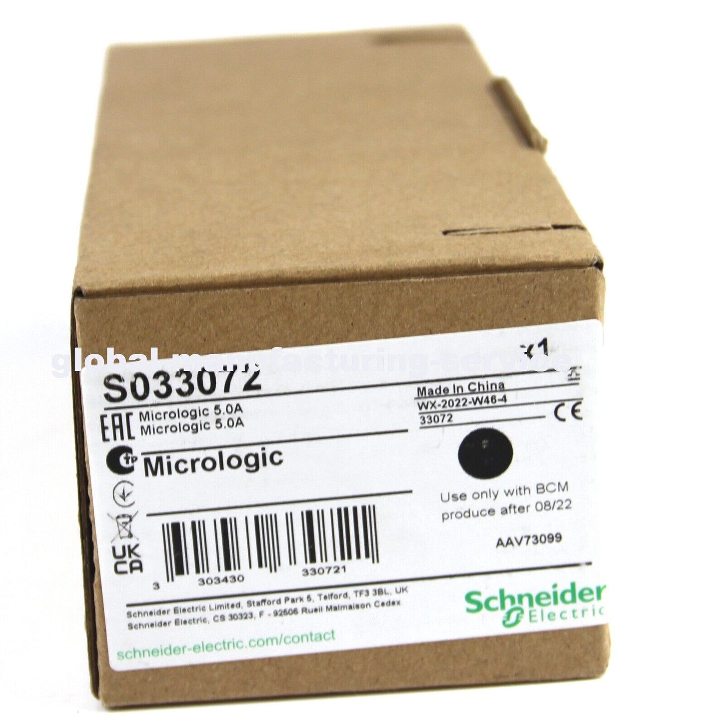 Schneider 33072 Air High Current Circuit Breaker Control Unit - SCHNEIDER